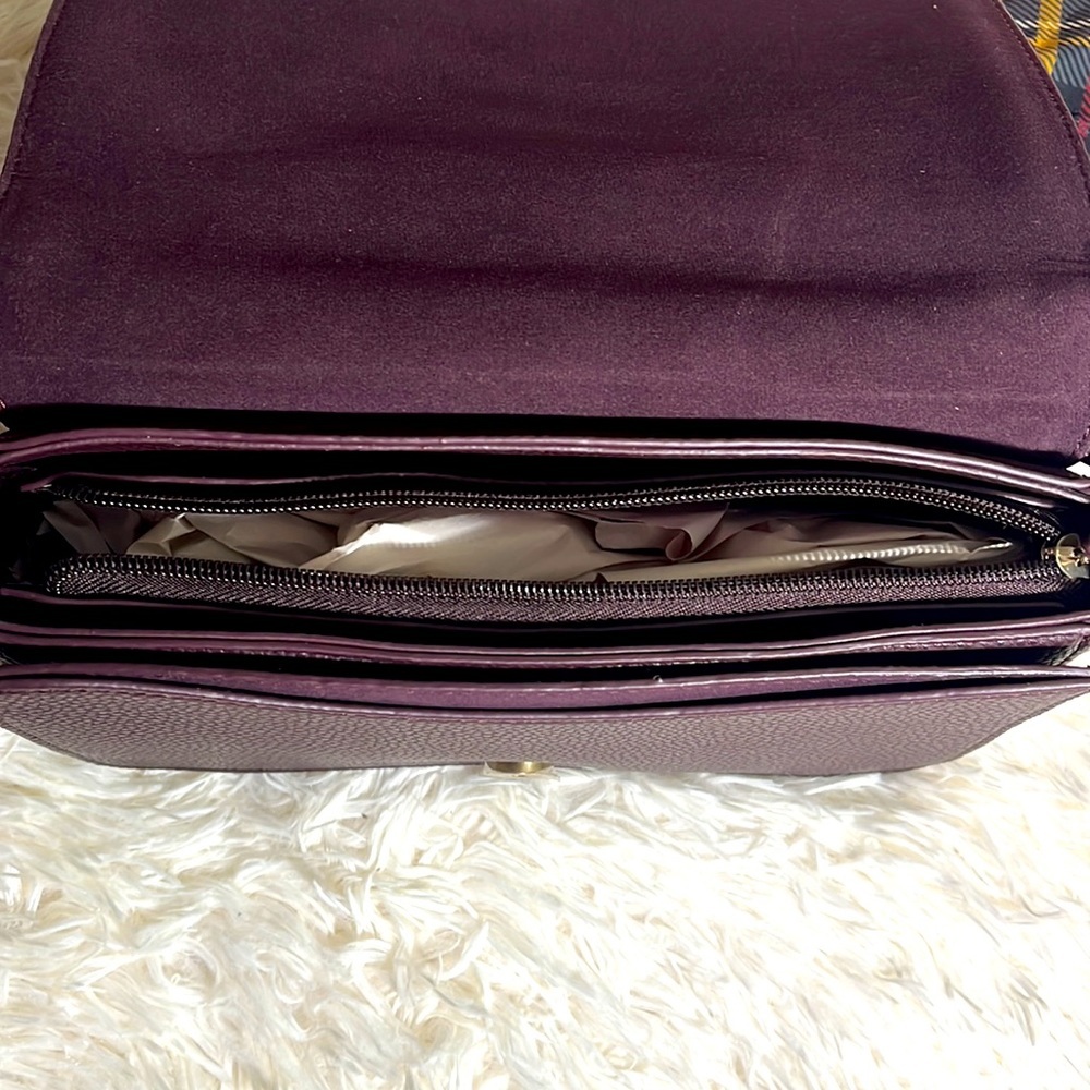 NWT Burgundy Purse - Picture 2 of 5